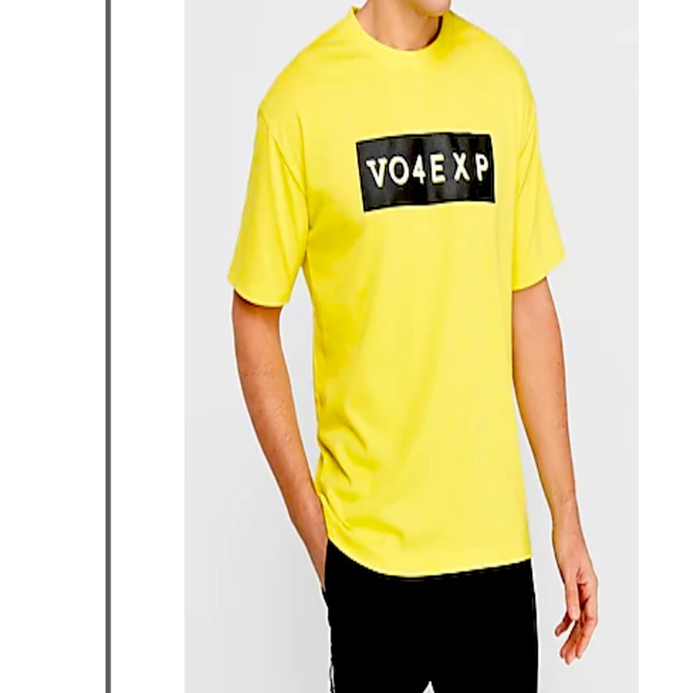 Express Neon Graphic Crew Neck T-Shirt
